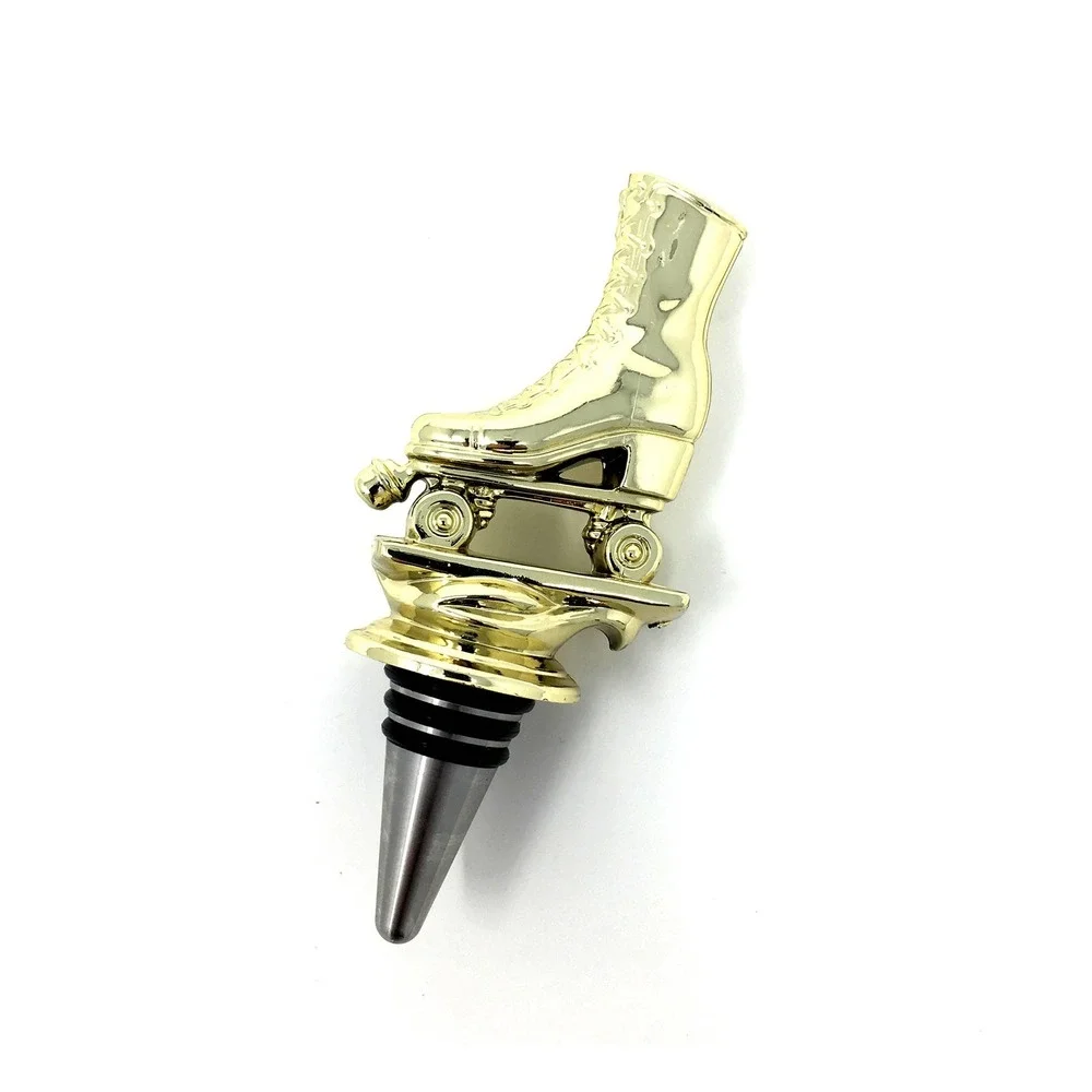 Handmade Bottle Stopper made from Repurposed Roller Skate Trophy